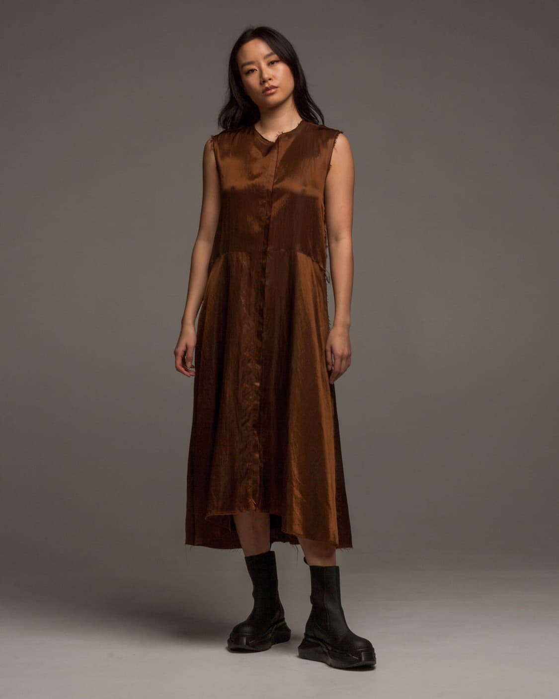 Song For The Mute cupro midi dress 상품이미지7