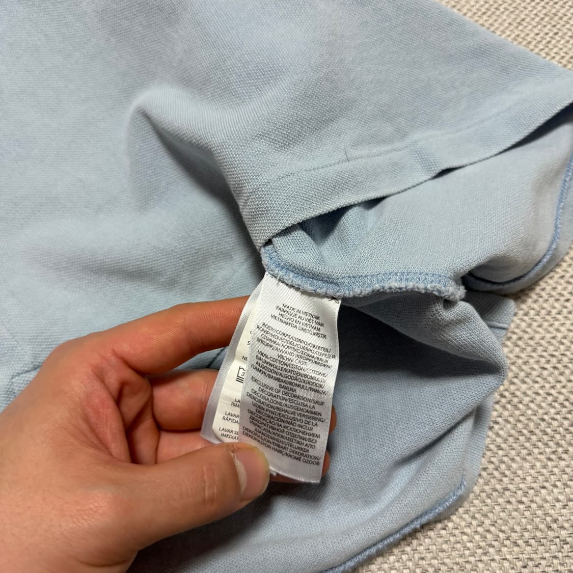 폴로 랄프로렌 커스텀 슬림핏 반팔 카라티 상품이미지4