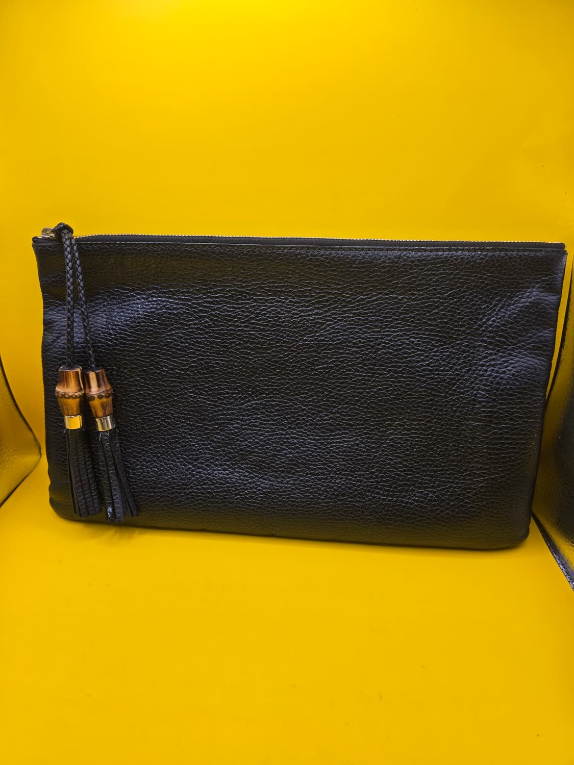 (정품)구찌 뱀부 가죽클러치/남녀공용 상품이미지1