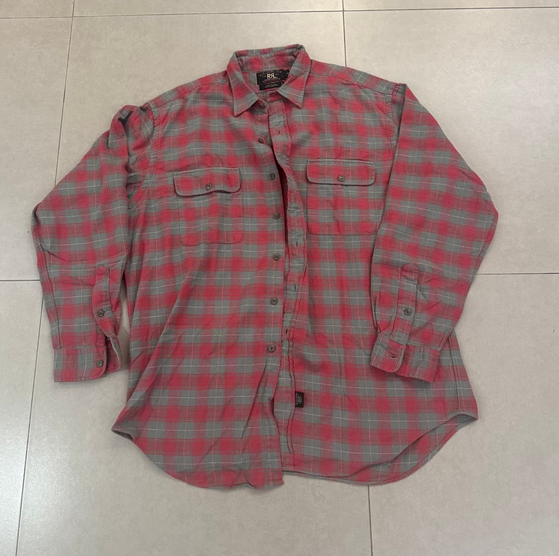 RRL flannel 셔츠 사이즈 L 상품이미지3