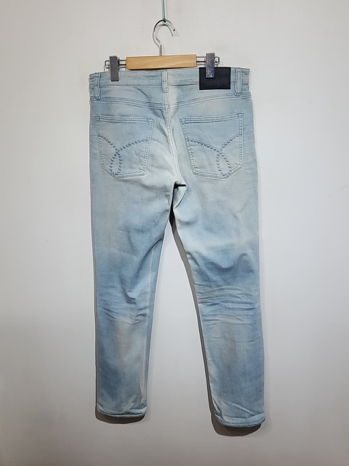 (32) 캘빈클라인 청바지 연청 스판 CK 데님팬츠  상품이미지7