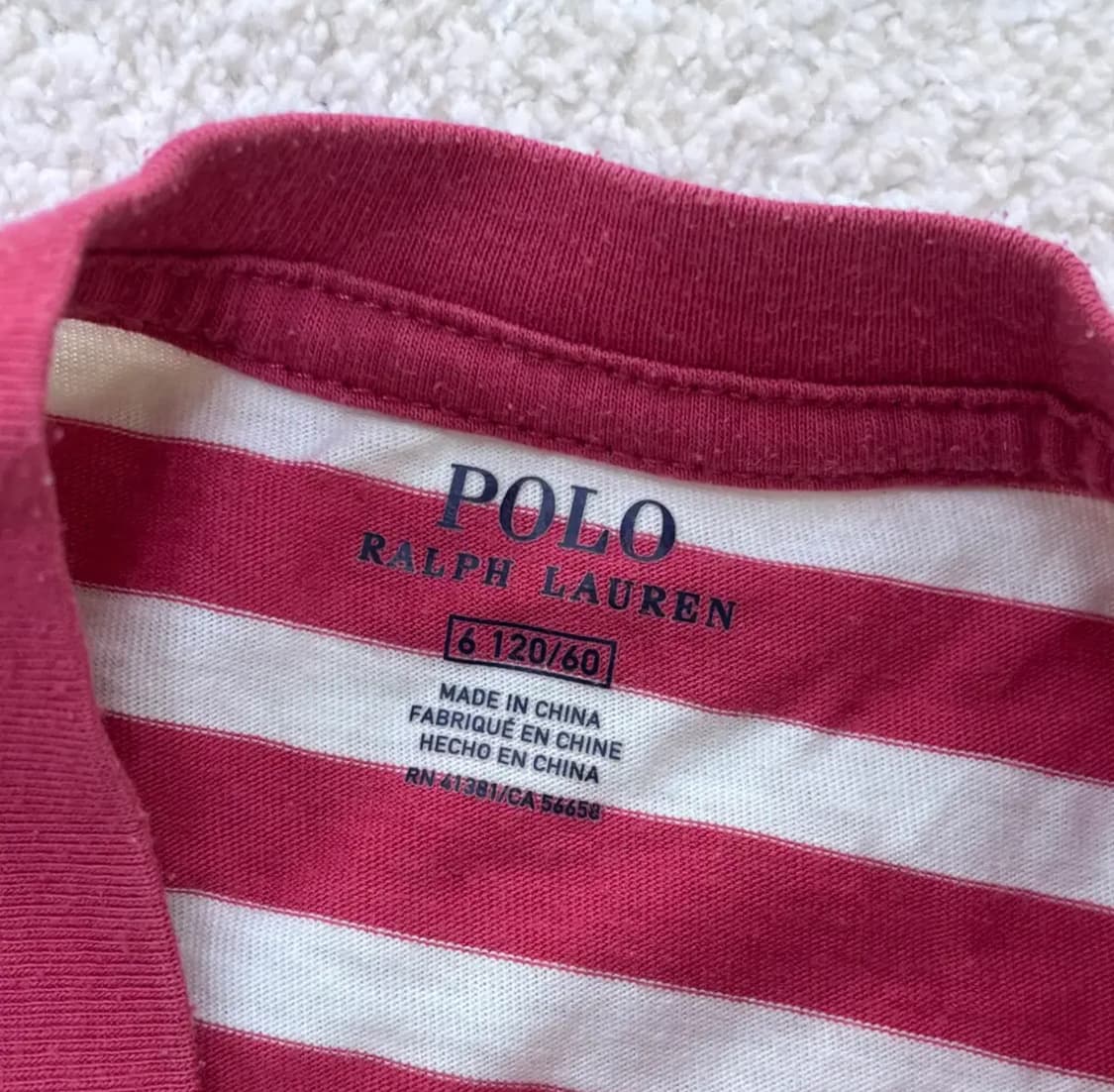 120 폴로랄프로렌 키즈 반팔 티셔츠 0303E 상품이미지4