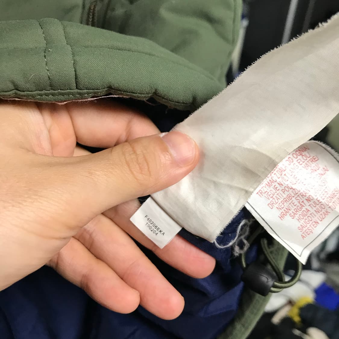 나이키 스펠로고 누빔 조끼패딩점퍼 상품이미지6