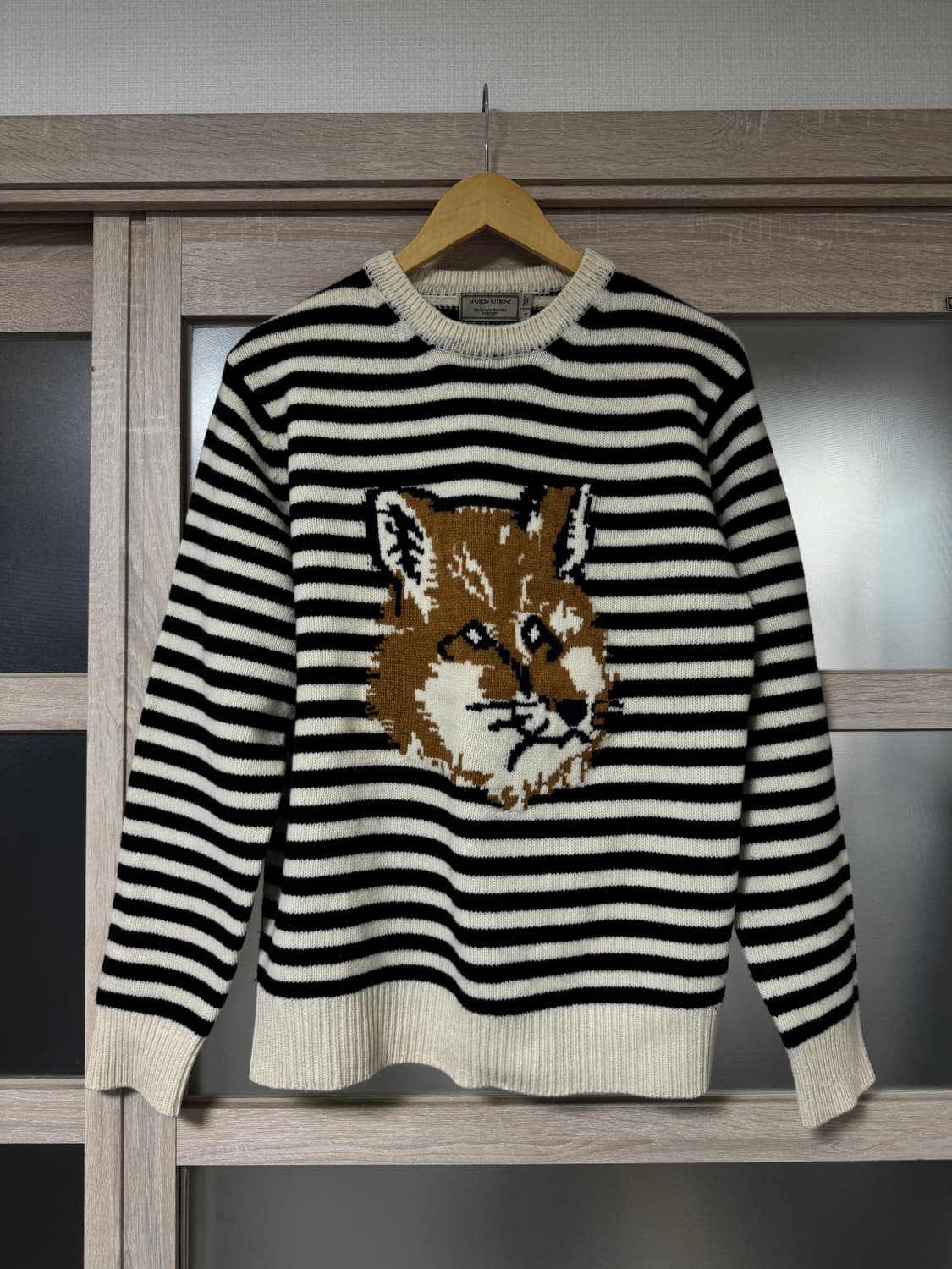 (M) 메종키츠네 스트라이프 니트 상품이미지1