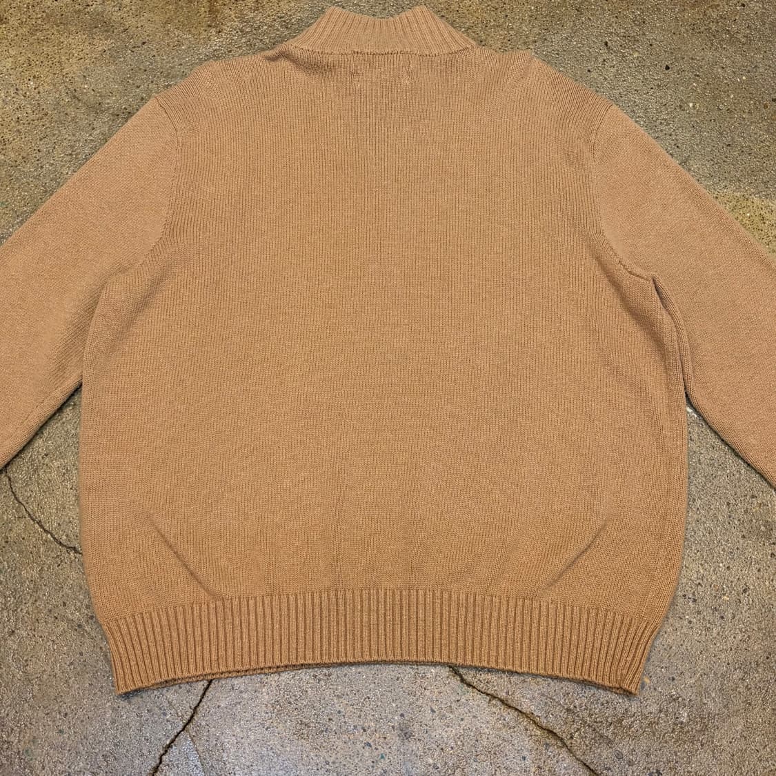 90s USA 빈티지 폴로랄프로렌 헤비코튼 반집업 니트  상품이미지6