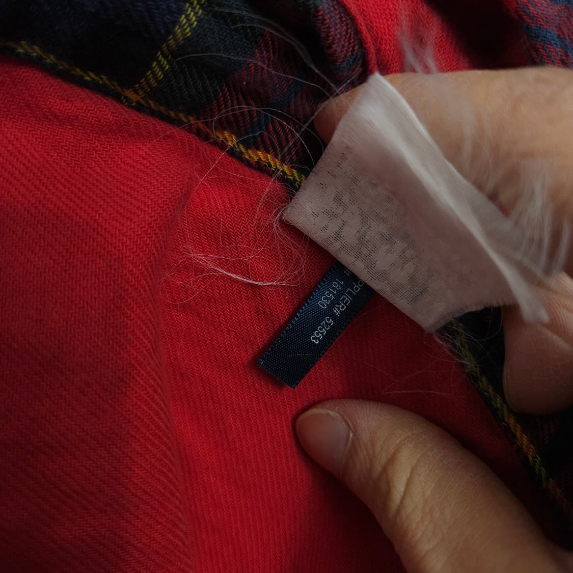 폴로 랄프 로렌 플란넬 체크 셔츠 L 상품이미지5