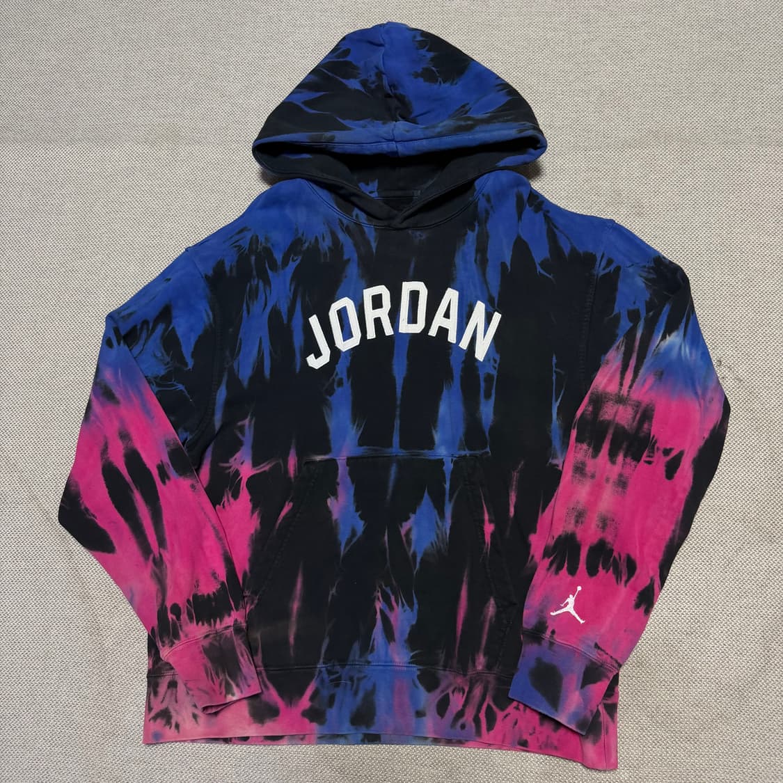 조던 타이다이 스펠아웃 로고 후드티 상품이미지1