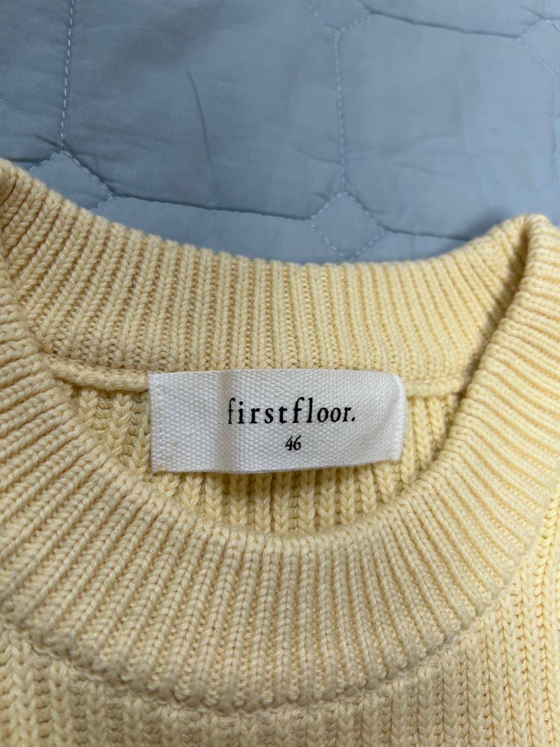 퍼스트플로어 데일리 코튼 풀오버 니트 상품이미지7