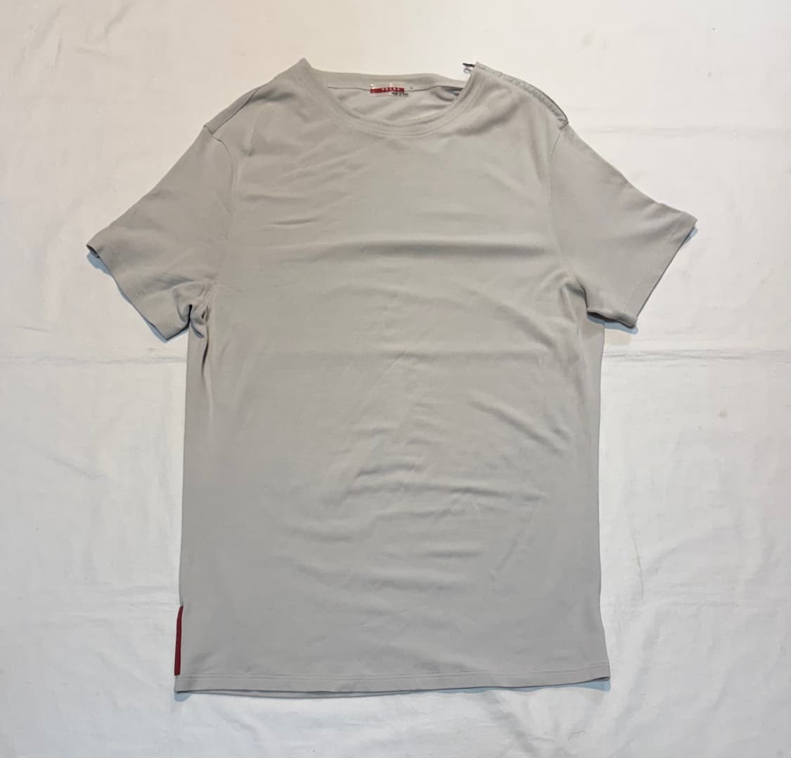 90s 프라다 스포츠 아카이브 어깨 지퍼 테크니컬 티셔츠 상품이미지1