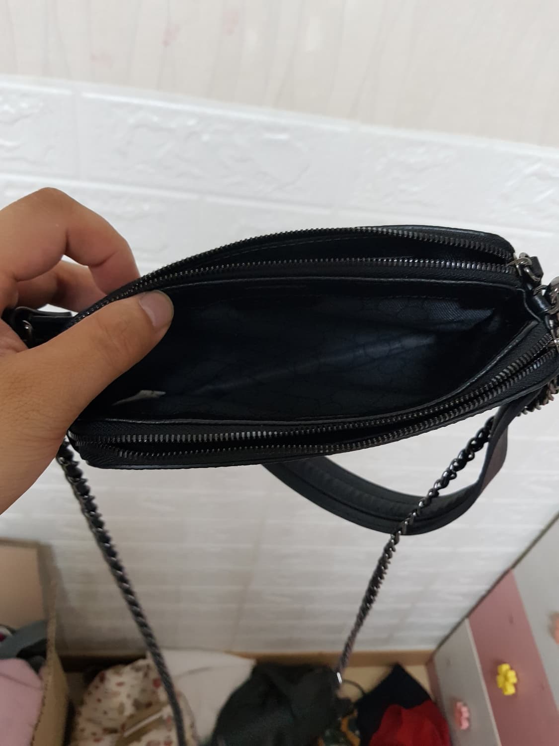 오야니 헤리티지 S 폰월렛 크로스 투웨이백 거의새것 상품이미지7