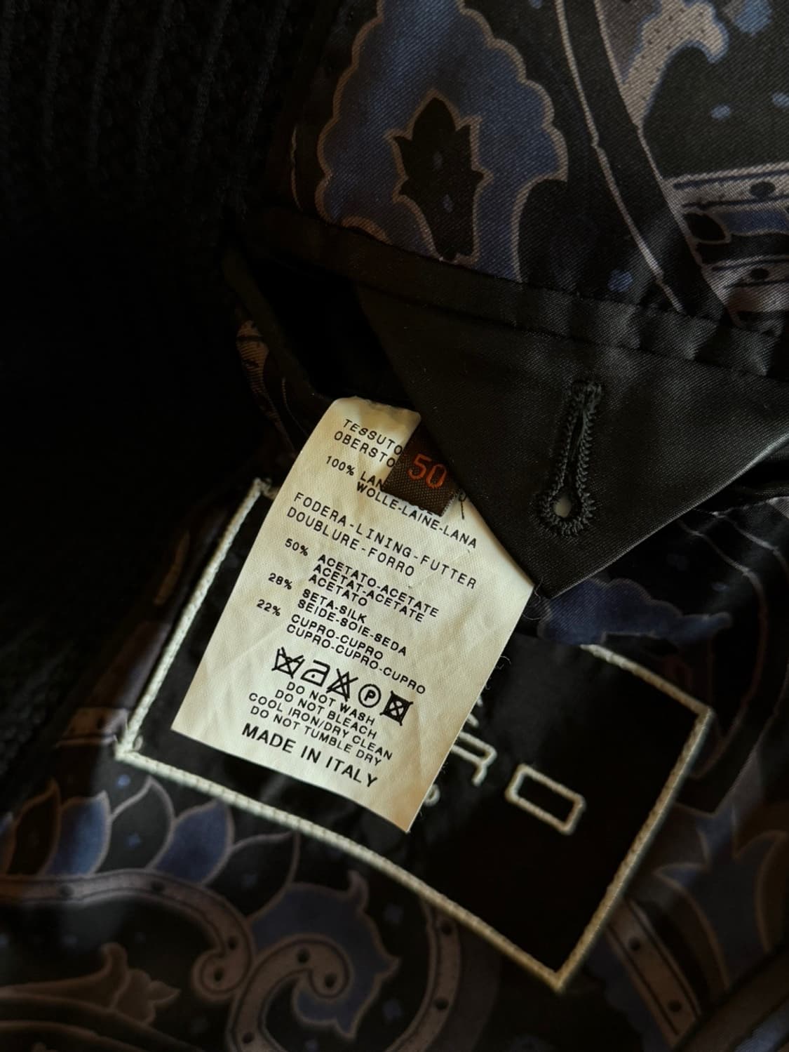 에트로 체스터필드 코트 남성100 상품이미지9