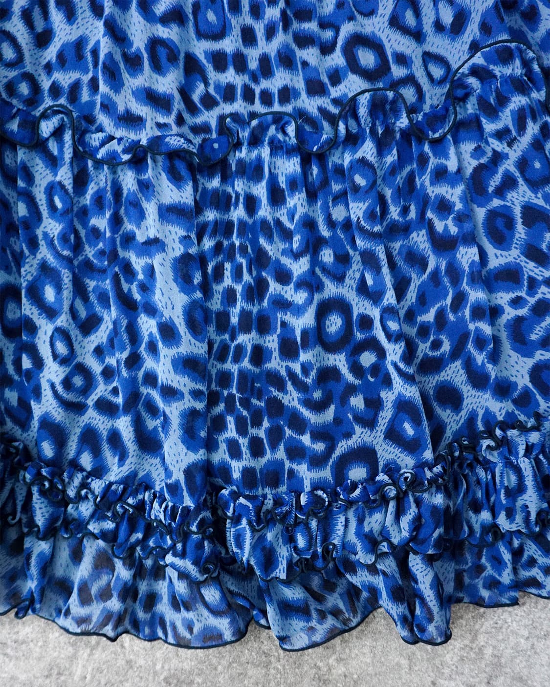 Blue Leopard Skirt 상품이미지5