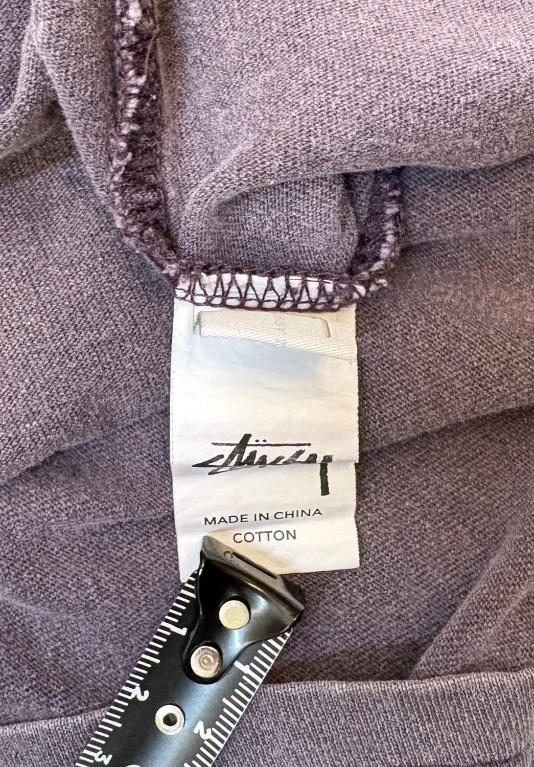 스투시 베이직 로고 티 워시드 퍼플 상품이미지6