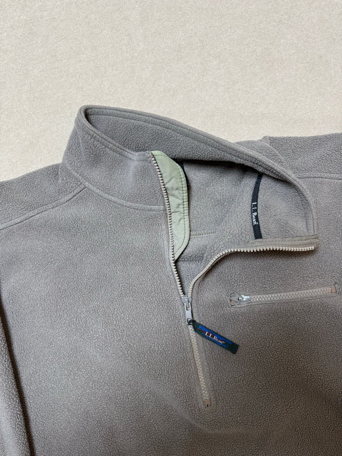 엘엘빈 헤비 플리스 풀오버 브라운 90s 상품이미지2