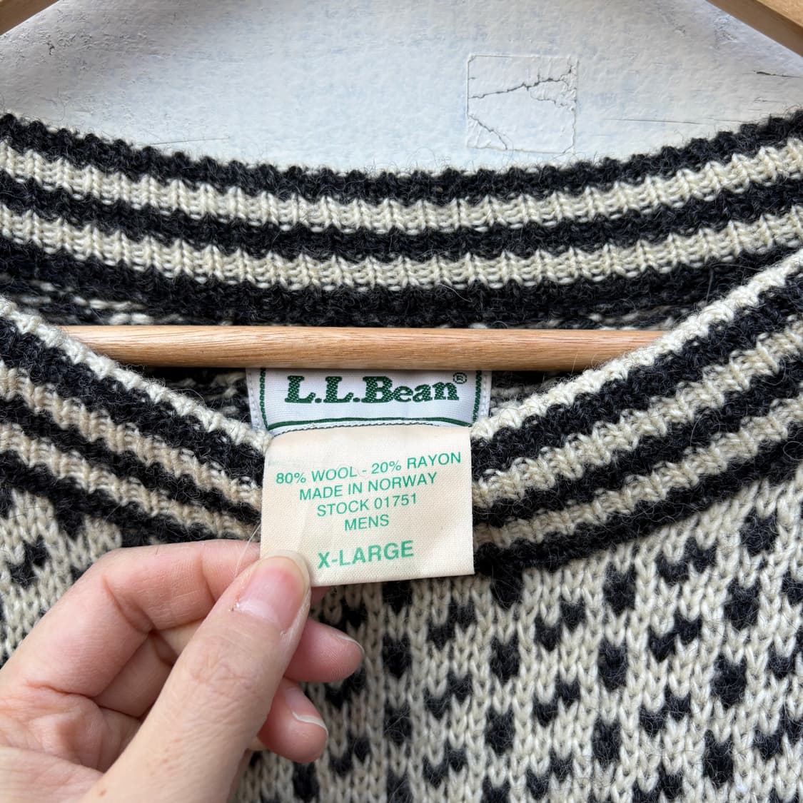 L.L.bean 엘엘빈 울 니트 상품이미지2