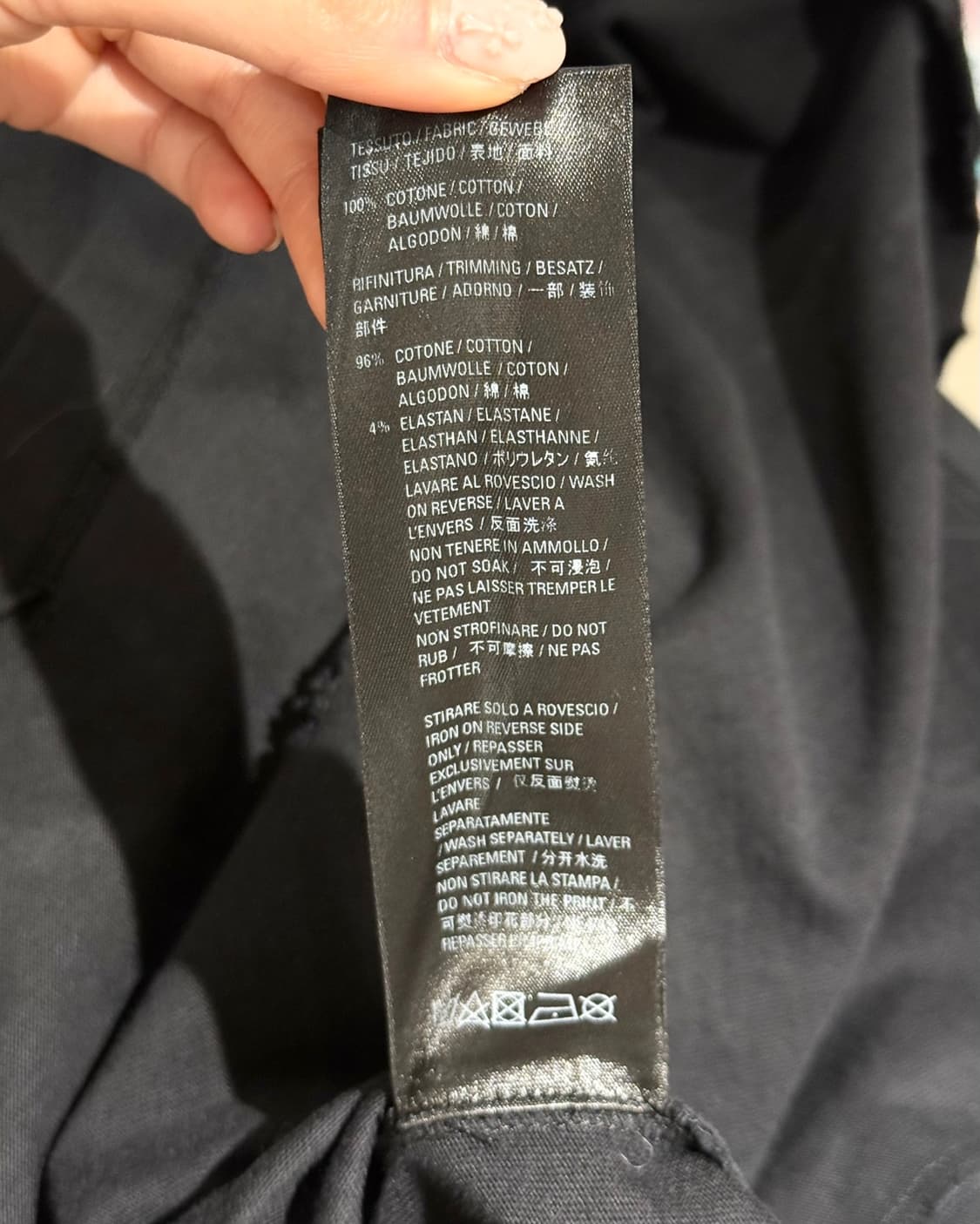 발렌시아가 블랙 메종 BB 로고 오버 롱슬리브 상품이미지9