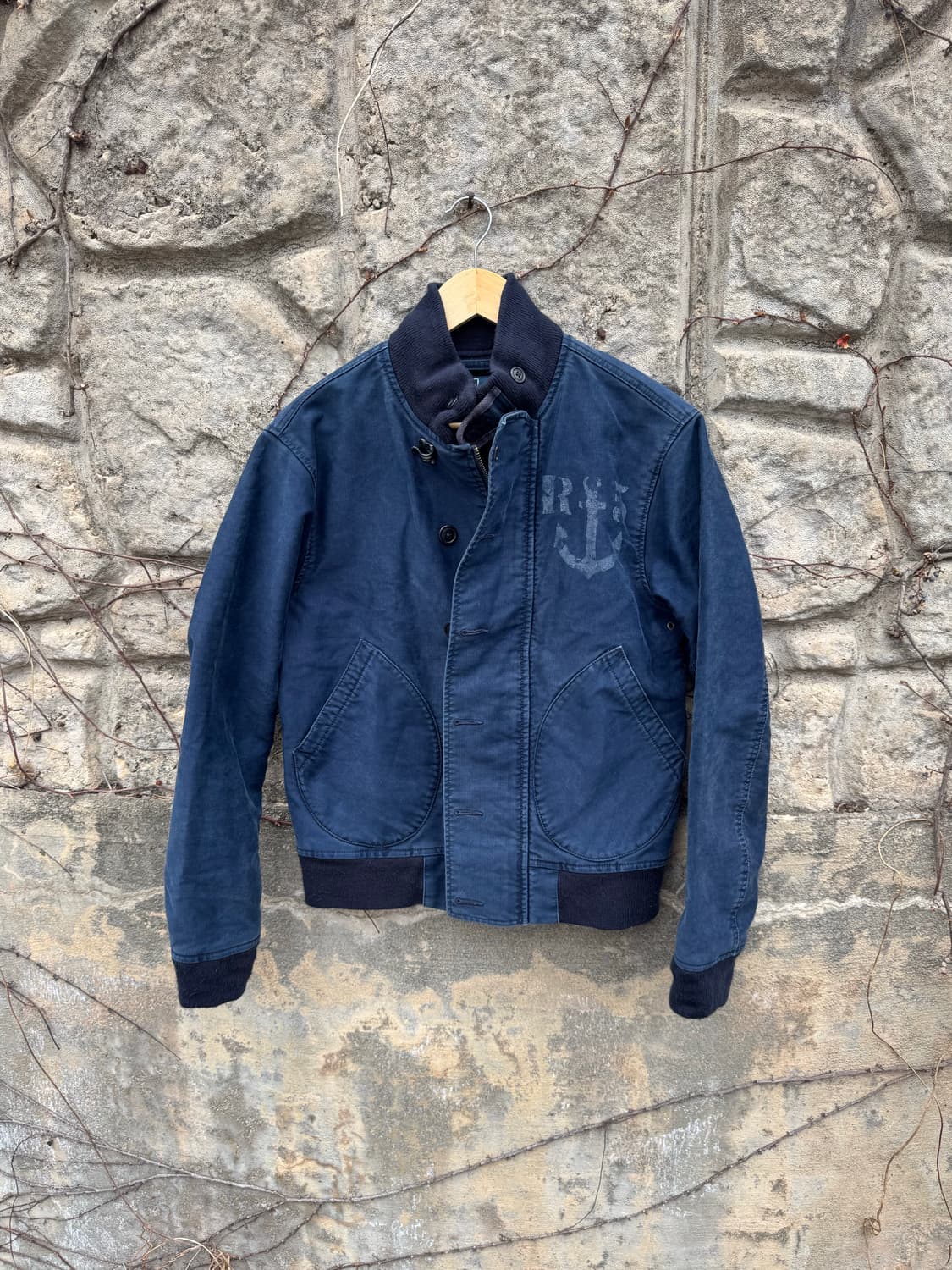 폴로 랄프로렌 빈티지 미군 미해군 n-1 후크 덱 자켓 s 상품이미지1