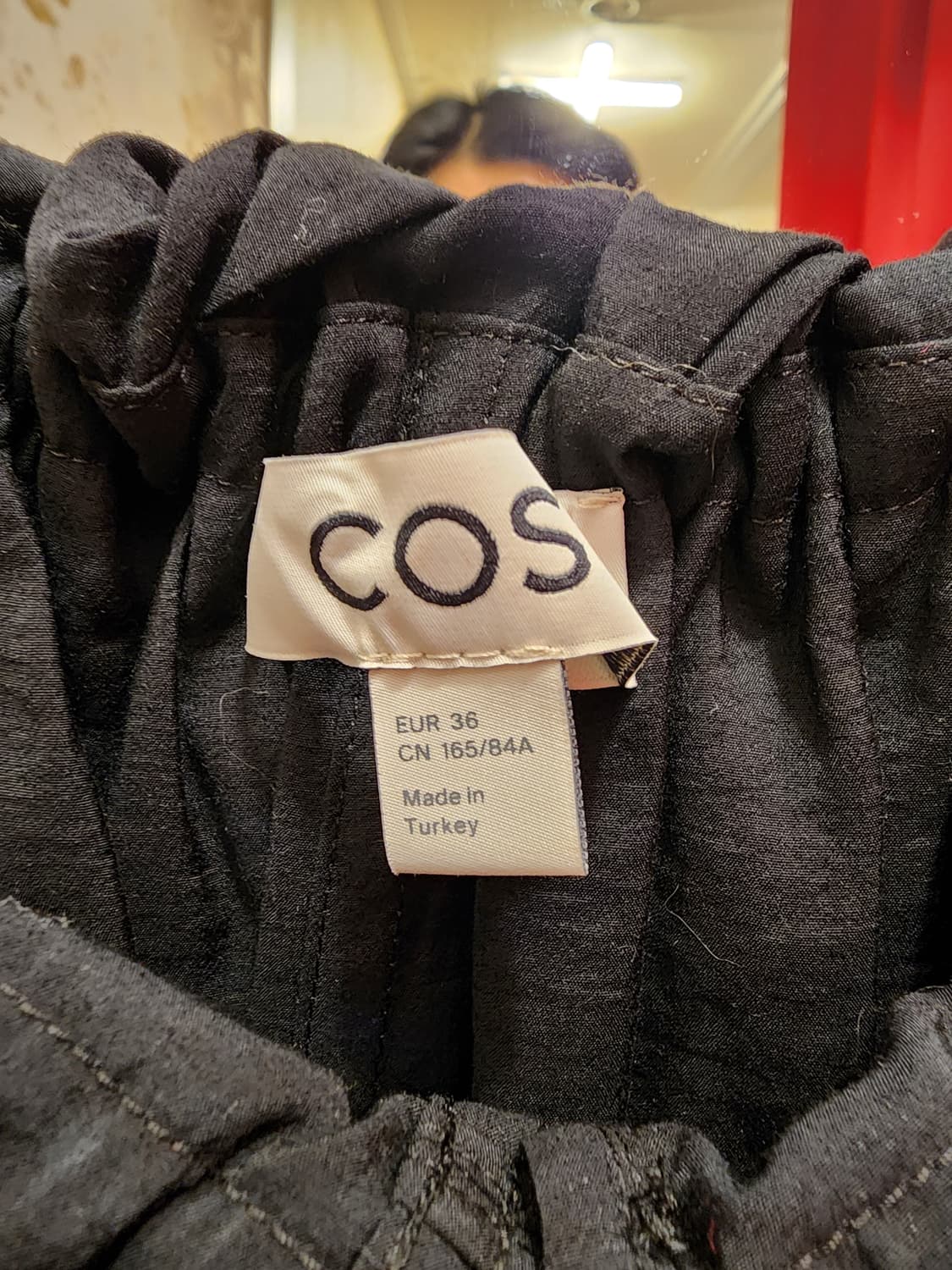 7/23 COS 코스 원피스 블랙 36사이즈 상품이미지4