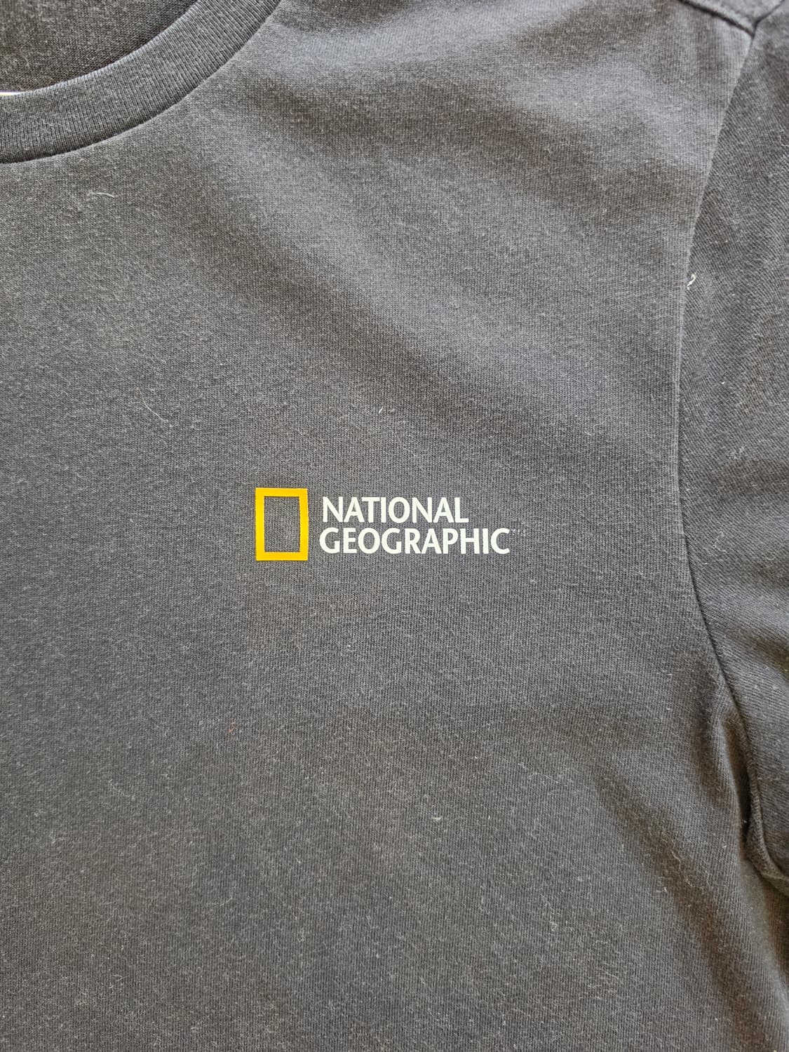 내셔널지오그래픽 검정색 반팔 티셔츠 - M 상품이미지2