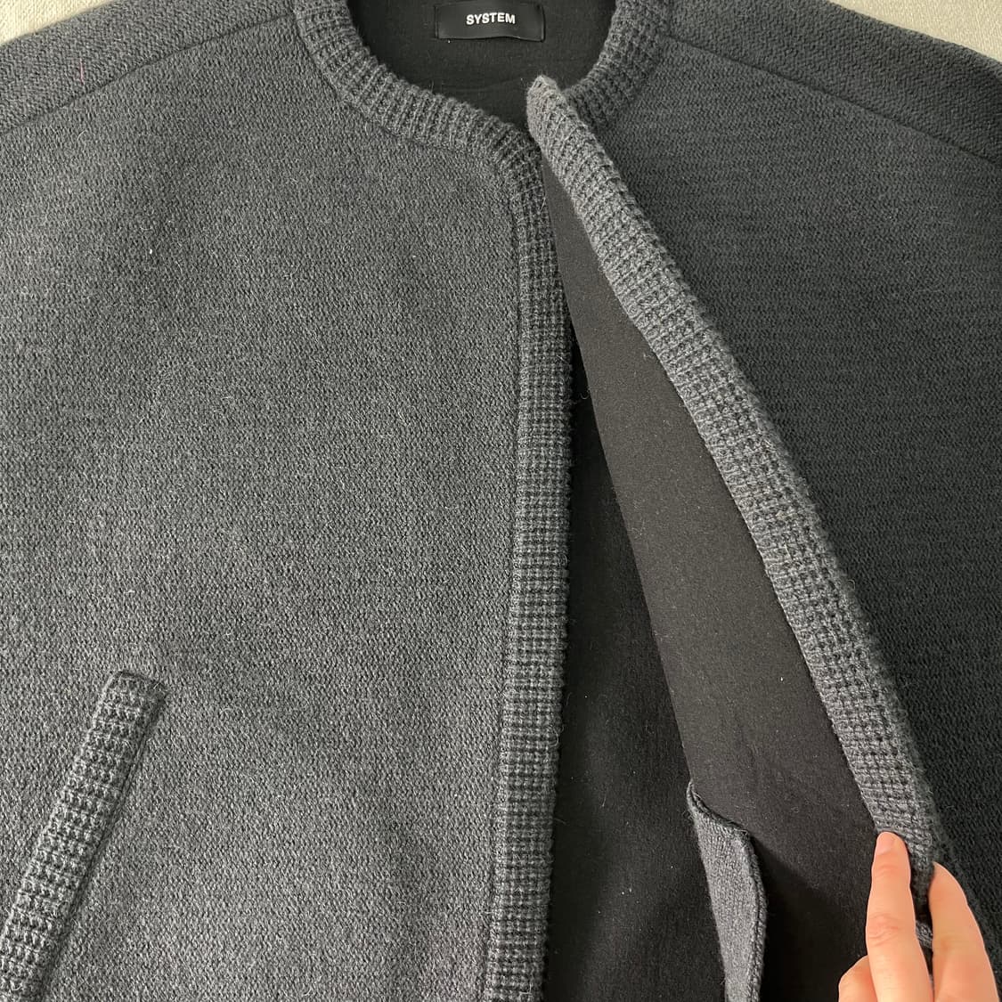 W100 시스템 헤비 가디건  상품이미지3