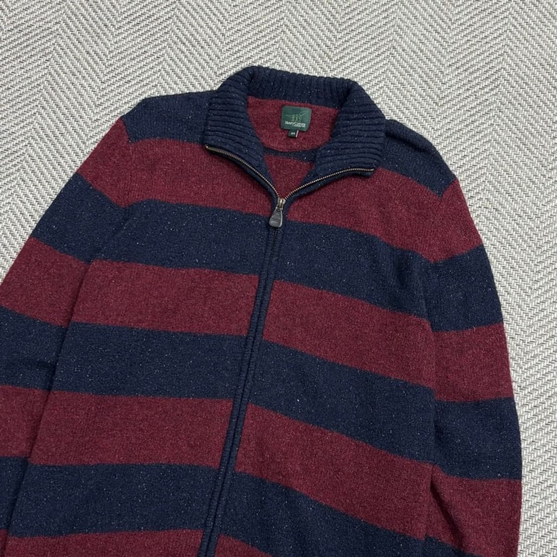 헨리코튼 울블렌드 니트집업 v1703 상품이미지3