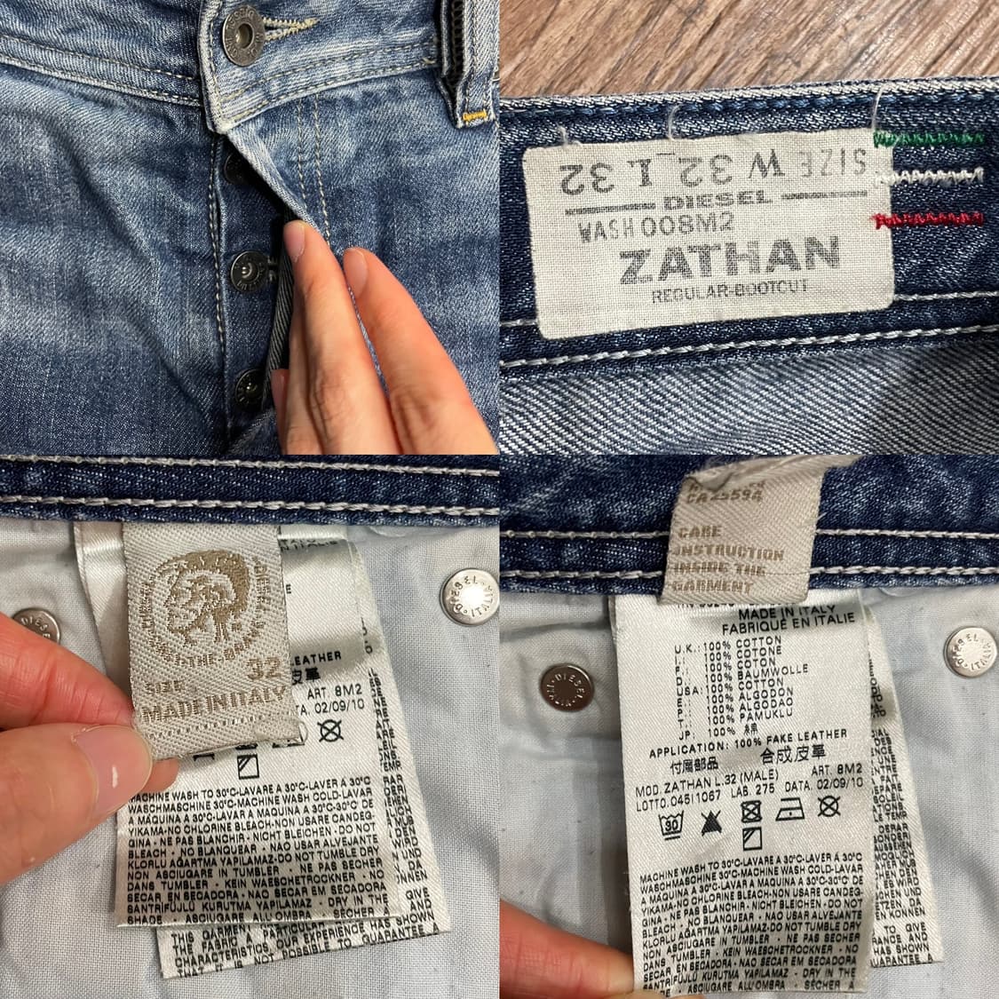 디젤 ZATHAN 자탄 데님 팬츠 상품이미지7