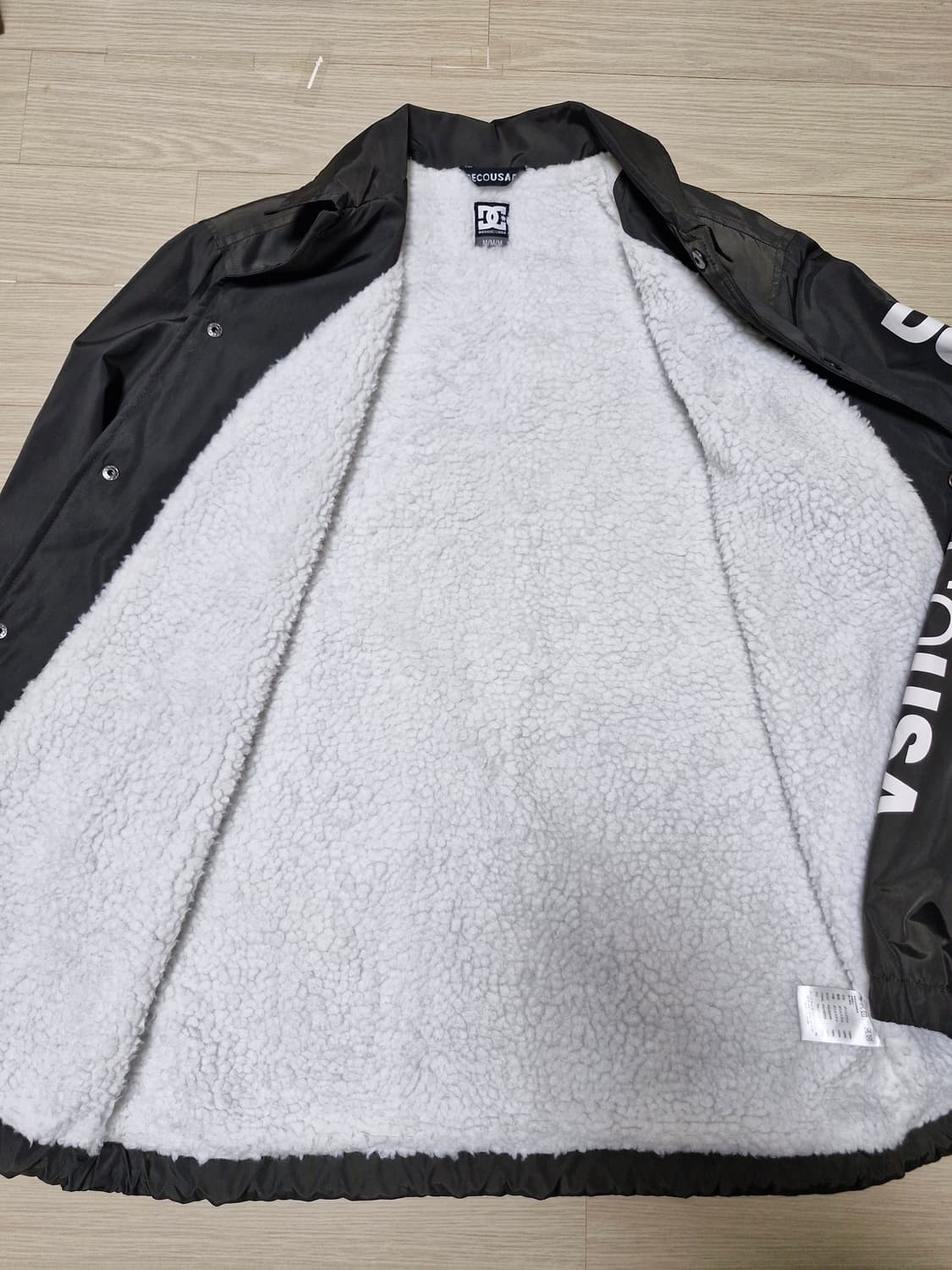 [M] 00s DC USA 쉐르파 코치자켓 일본 매장판 상품이미지5