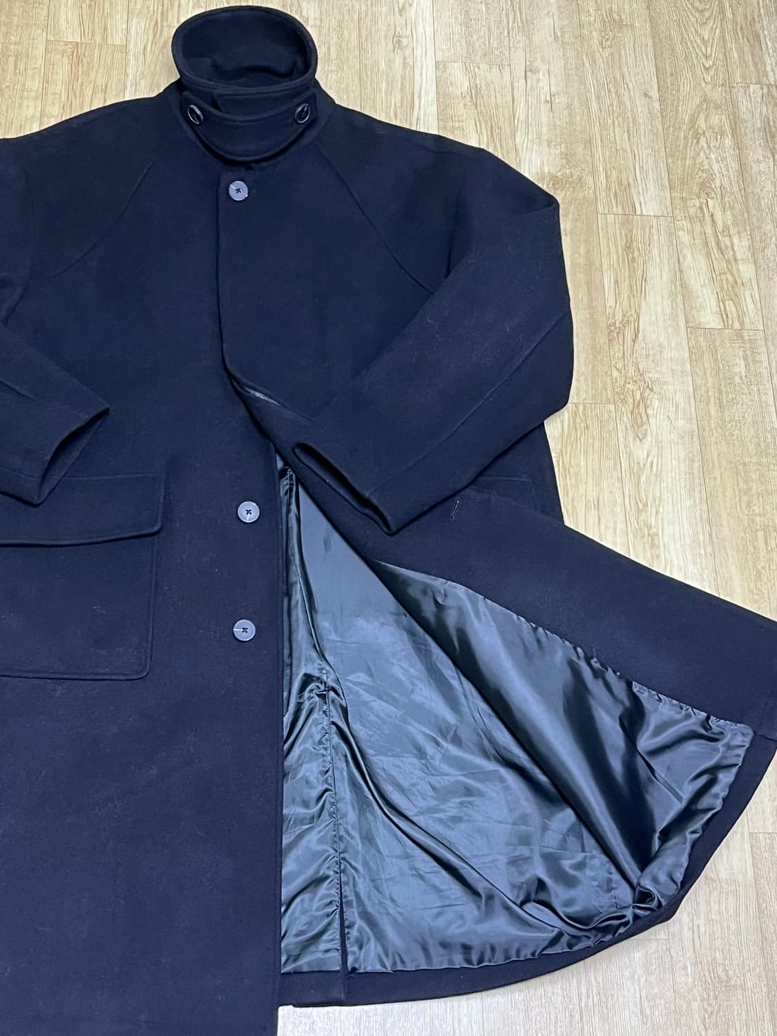 키뮤어 발마칸코트 블랙 L 상품이미지4