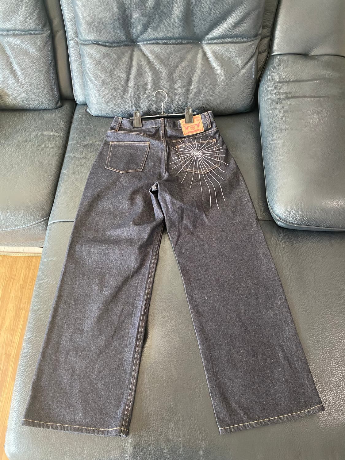 DNSR 스파이더 스티치 인디고 데님팬츠 M 상품이미지4