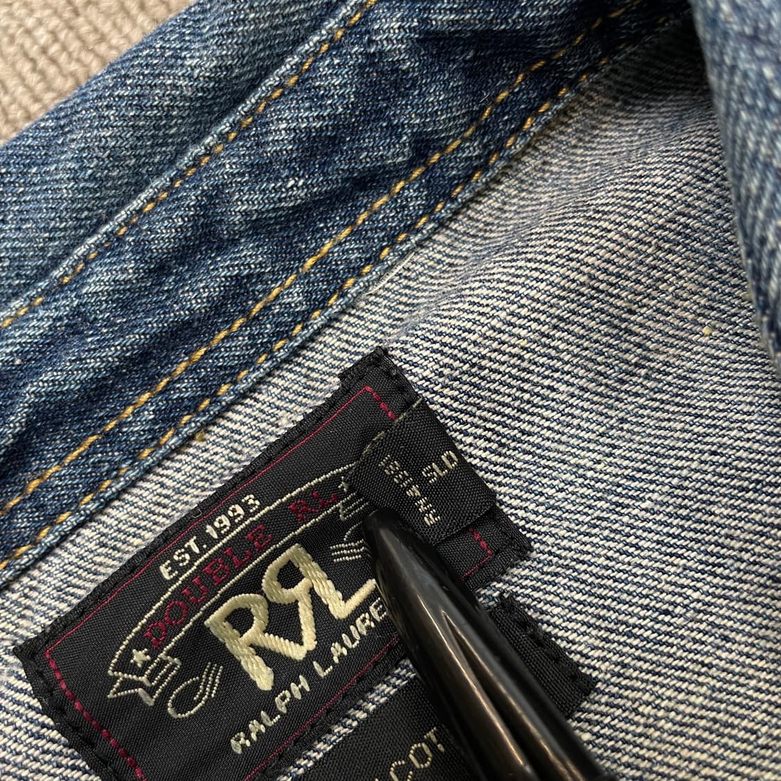 RRL 랄프로렌 더블알엘 웨스턴 데님셔츠  상품이미지3