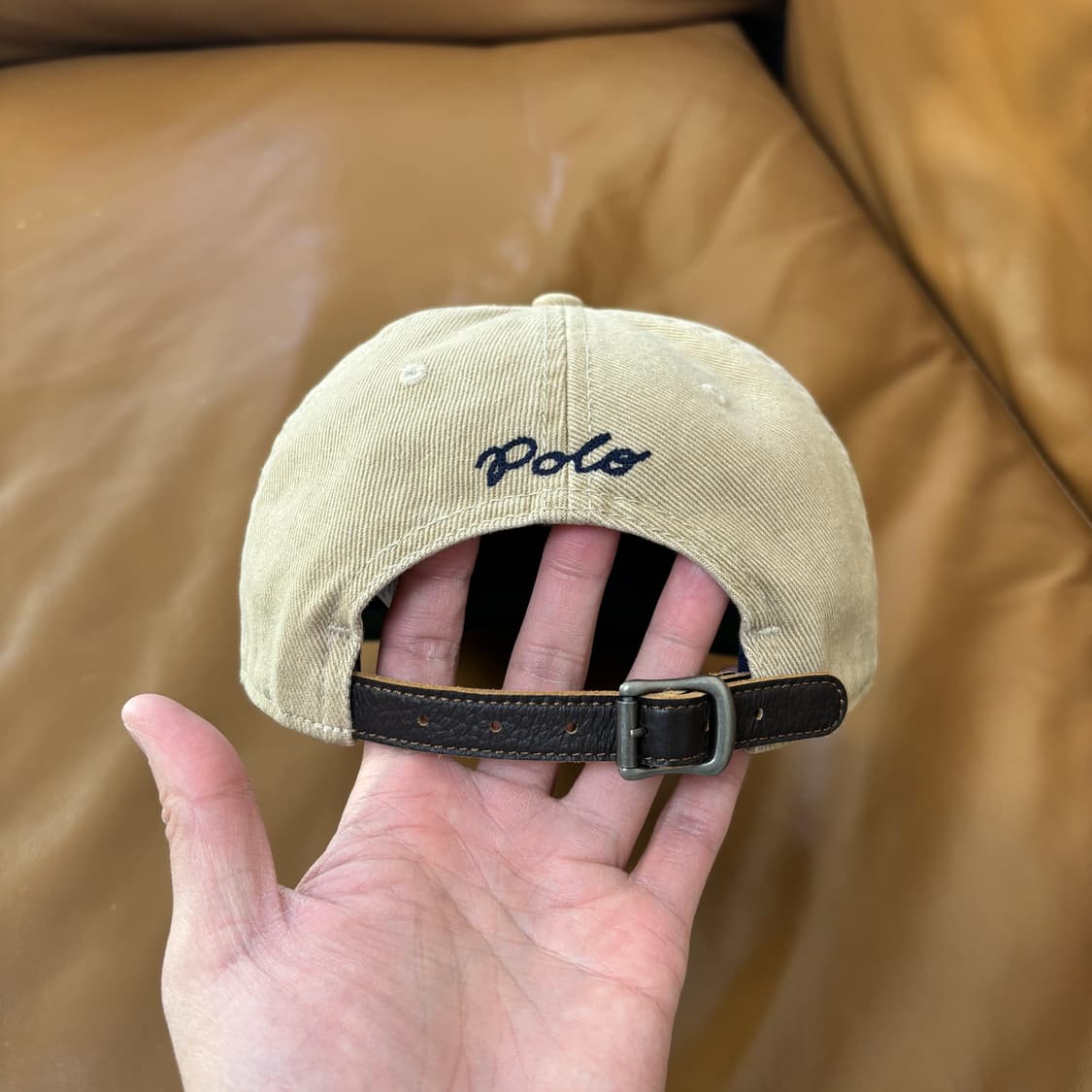 폴로 랄프로렌 볼캡 모자 아플리케 탄 베이지 상품이미지7