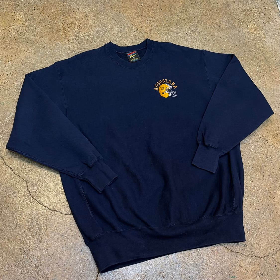 90s Made in USA 미국 빈티지 소프 리버스위브 미식축구 맨투맨 상품이미지2