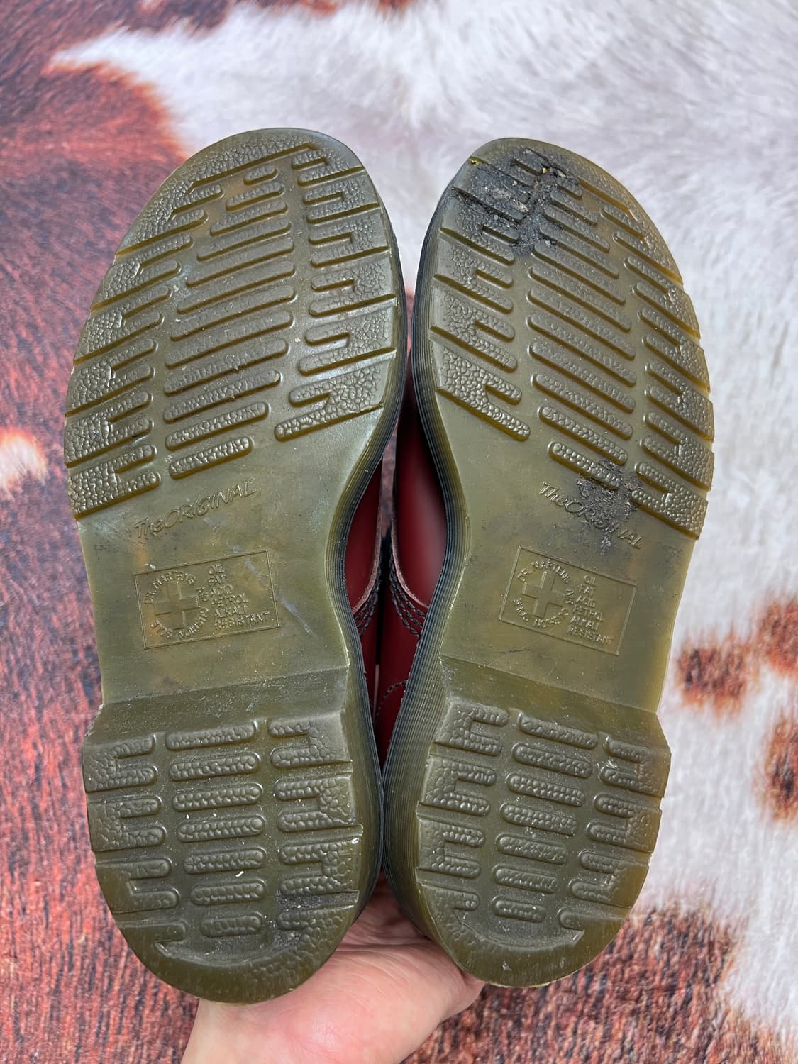 [230] 닥터마틴 1460 체리레드 스무스 레더 UK4 상품이미지5