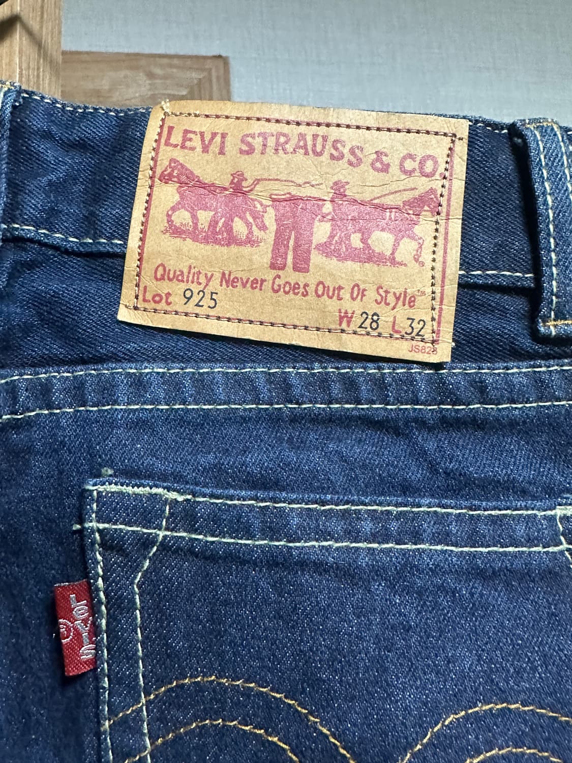 리바이스 생지 데님팬츠 28 상품이미지3