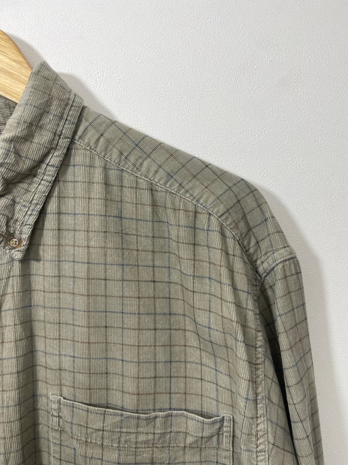 칼하트Carhartt 코듀로이 체크 셔츠 L - S34 상품이미지3