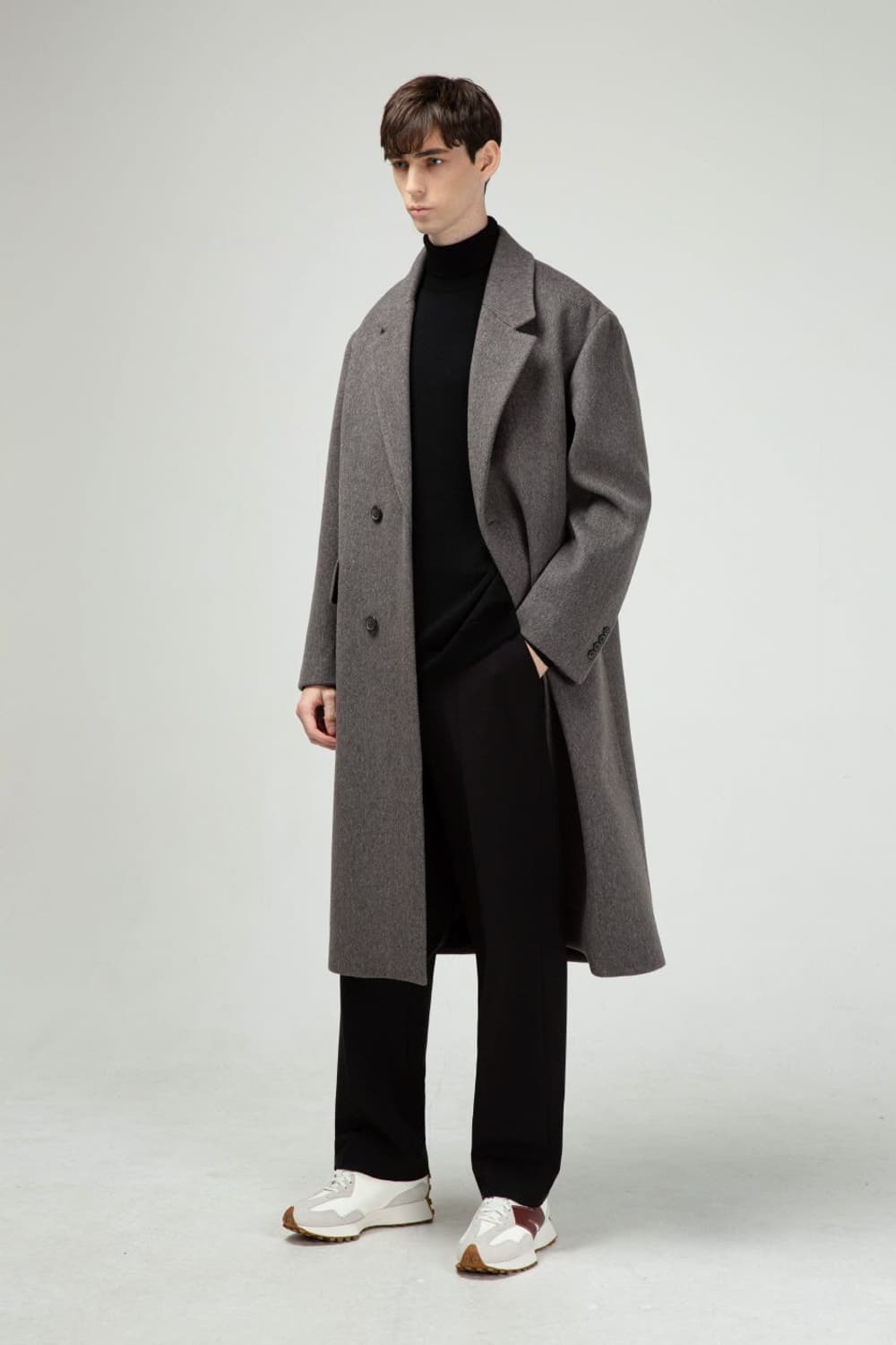 하우트옴므 캐시미어 오버 코트 상품이미지1