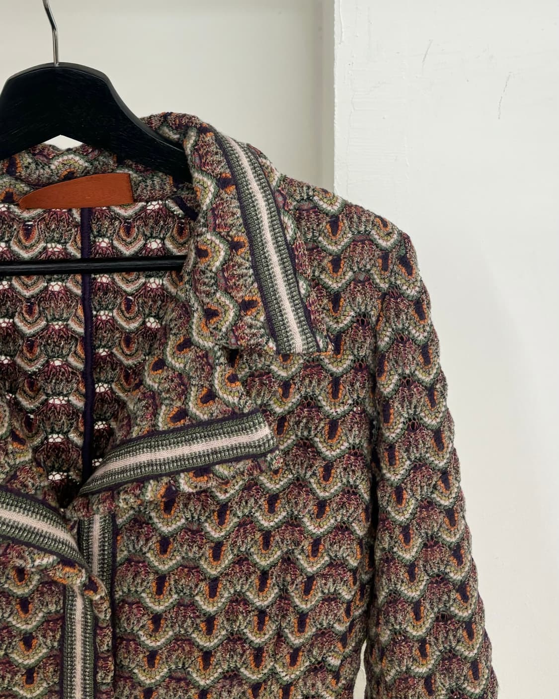 미쏘니 멀티컬러 니트 자켓 상품이미지4