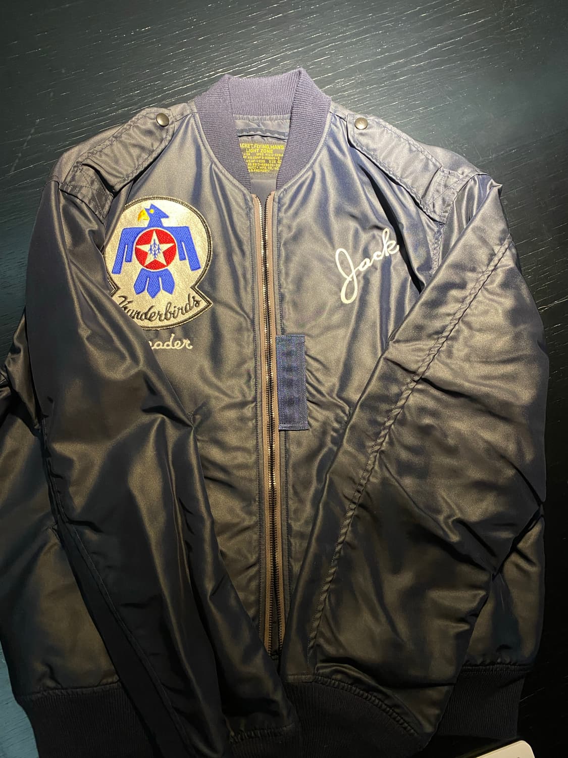 리얼맥코이 타입 L-2A 썬더버드 경량 플라이트 재킷 MJ23004 상품이미지5