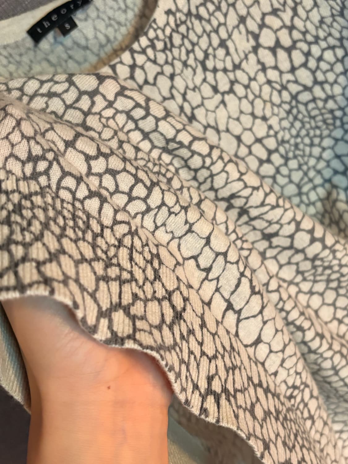 Theory 패턴 민소매 탑 S 사이즈 상품이미지3