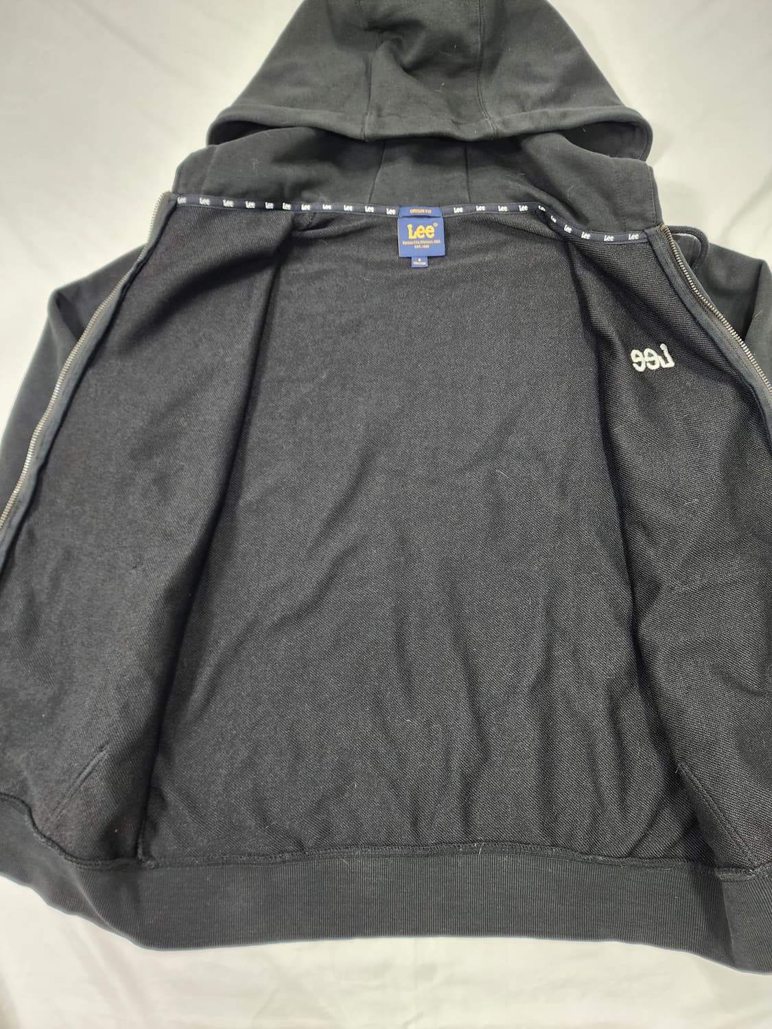 Lee 스몰 남녀공용 트위치 후드 집업 상품이미지5