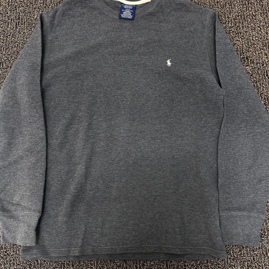 POLO 폴로 랄프로렌 와플 니트 긴팔티셔츠 S 상품이미지4