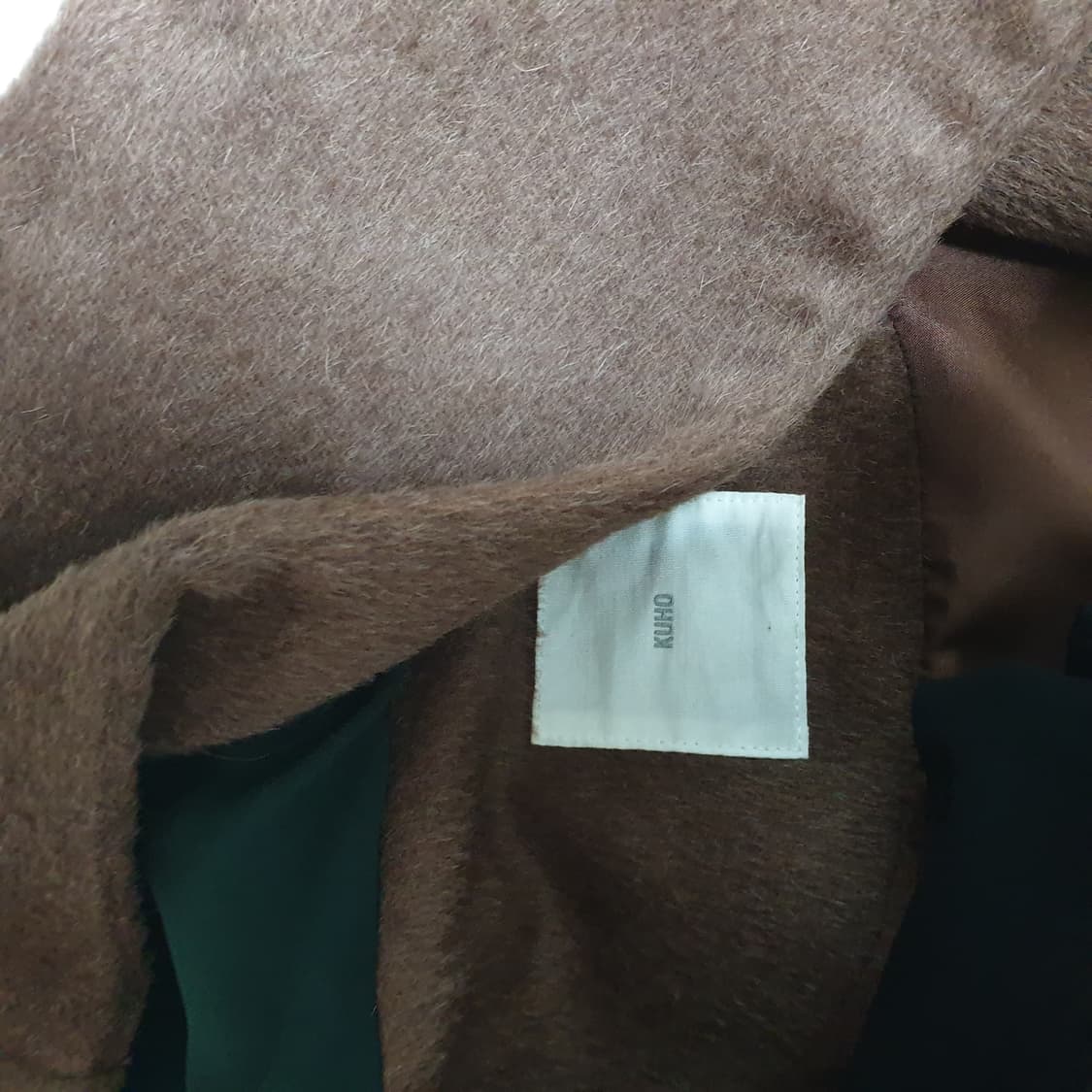 KUHO 구호 라마 퍼 후드코트 상품이미지3