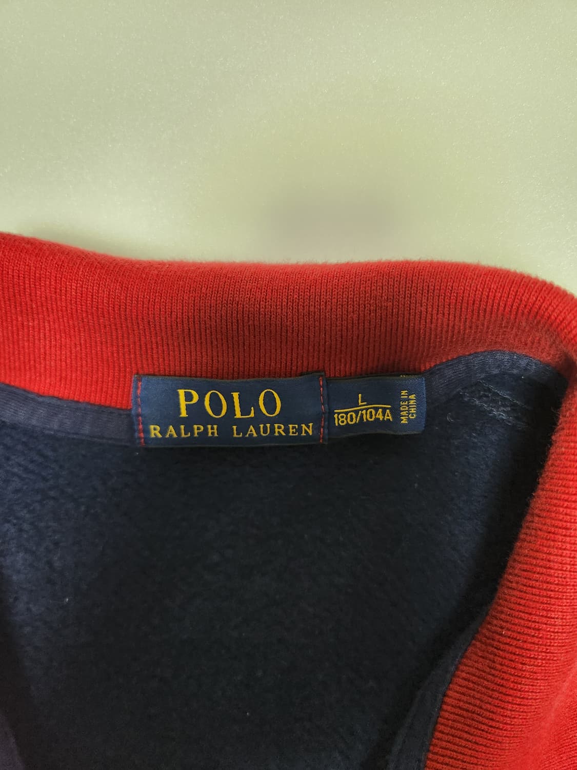 폴로 랄프로렌 코튼 집업 스타디움 자켓 L 상품이미지9