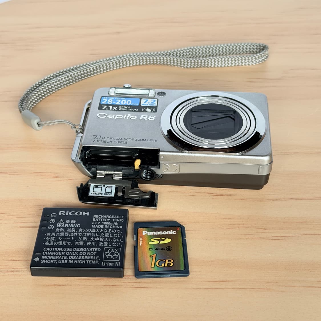 (민트급 / 풀박스 세트)RICOH Caplio R6 실버 빈티지디카 상품이미지7