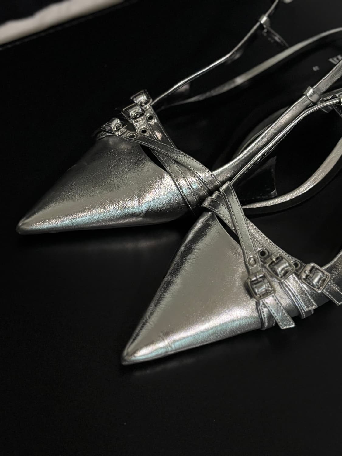 자라 실버 슬링백 39 (250) 상품이미지2