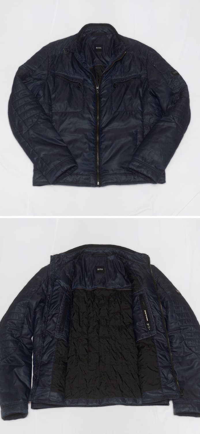 휴고 보스 싱글 집업 라이더 소프트 패딩 자켓 (52 / 100-105) 상품이미지2