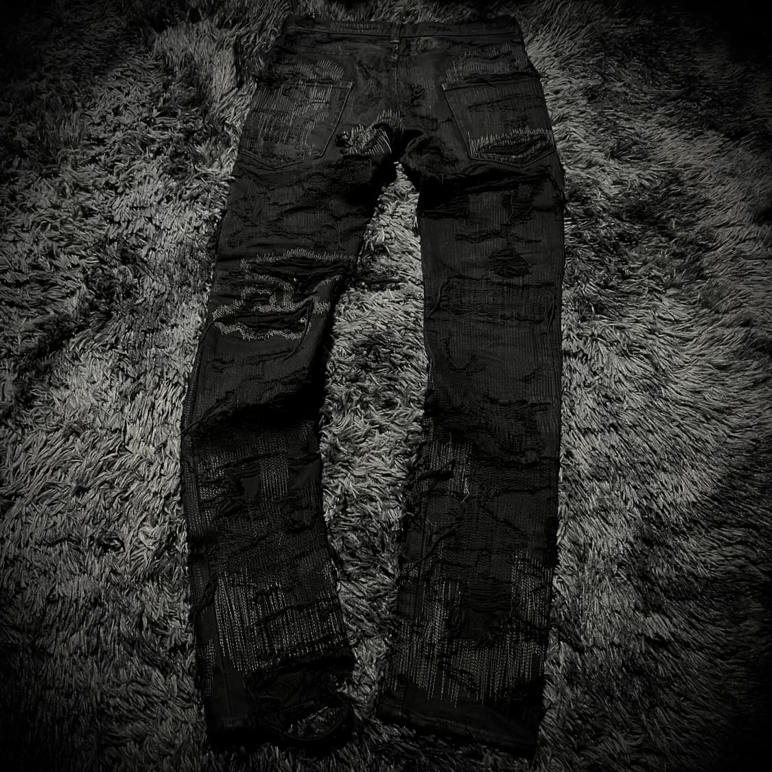 UNDERCOVER 85데님 블랙 스키니진 상품이미지2