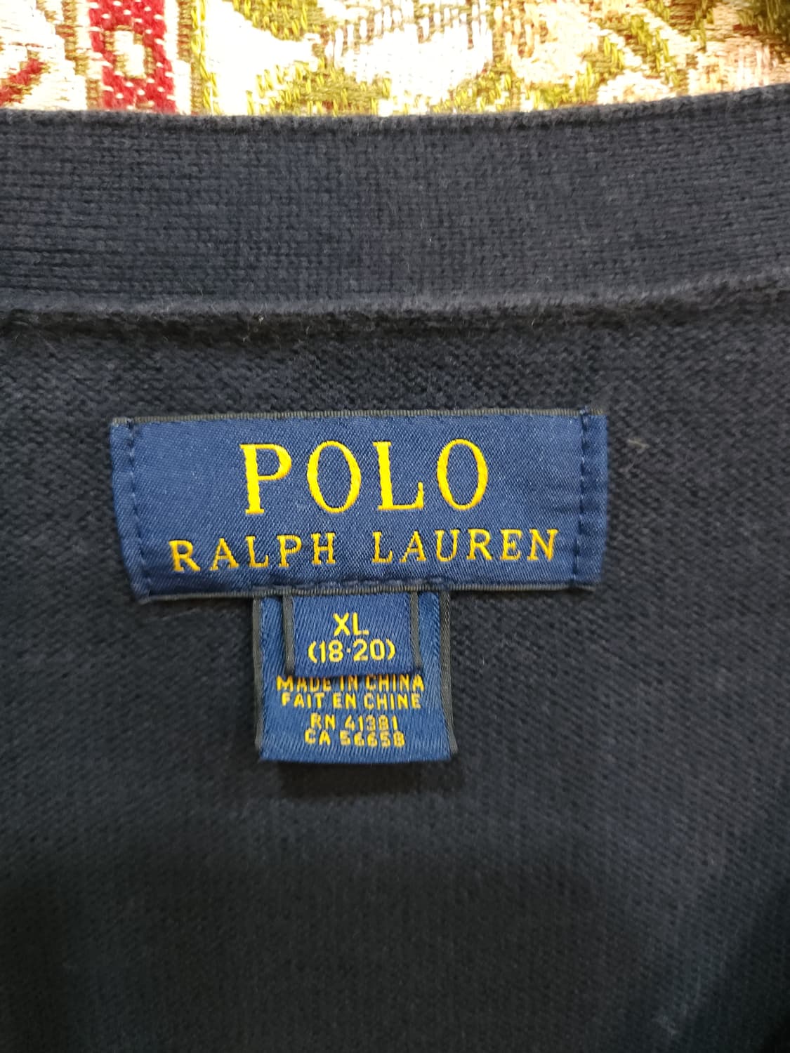 폴로 랄프로렌 네이비 코튼 가디건
 상품이미지3