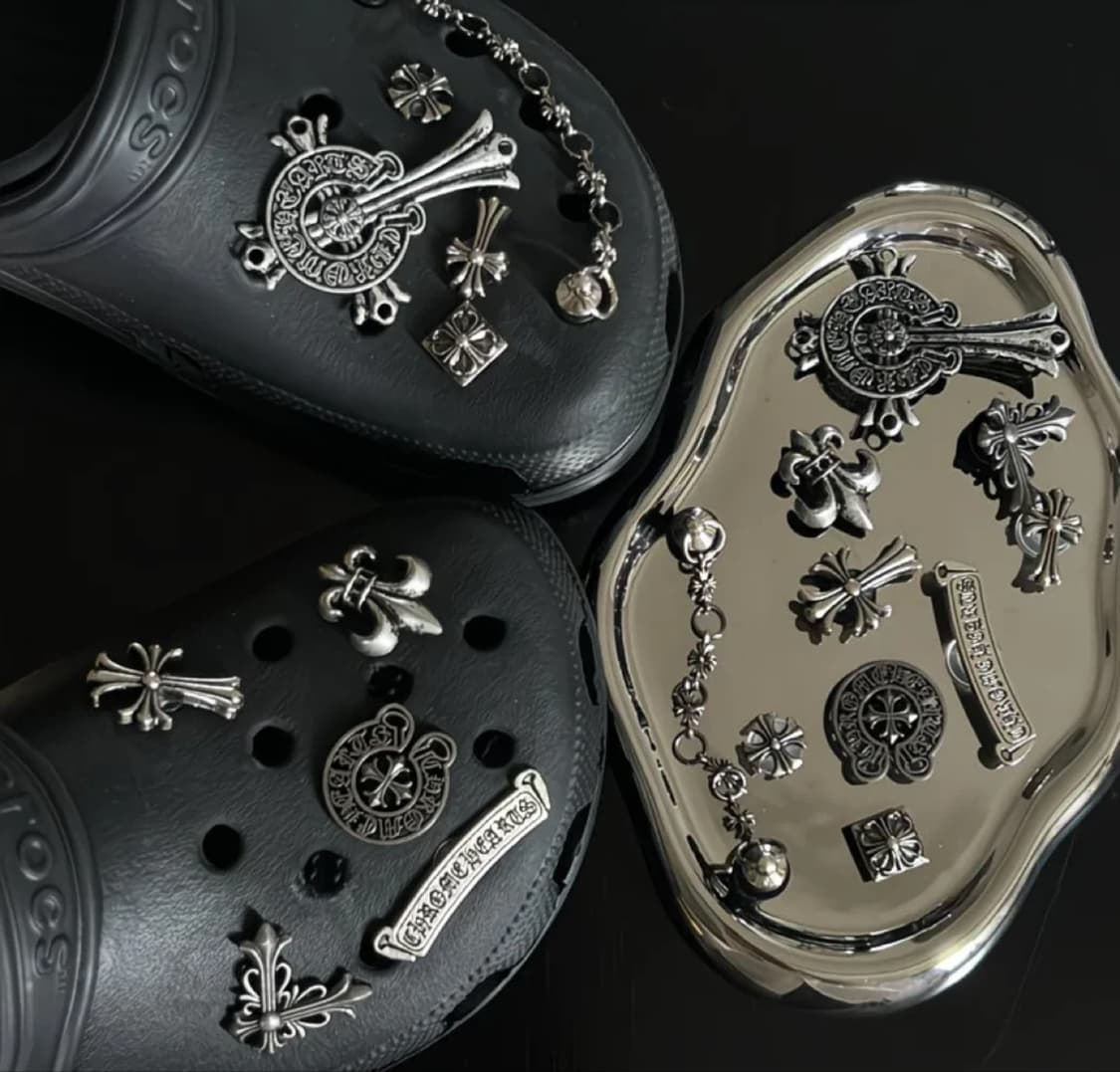 크록스 크롬 스타일 지비츠  상품이미지1