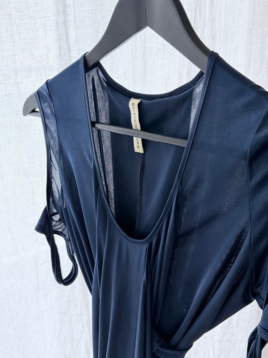 balenciaga 2004 cut out drape top 상품이미지2